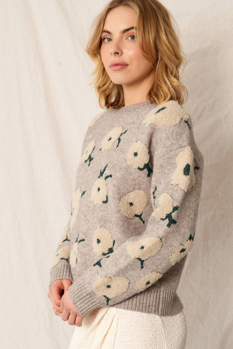 Flower Cloud Sweater