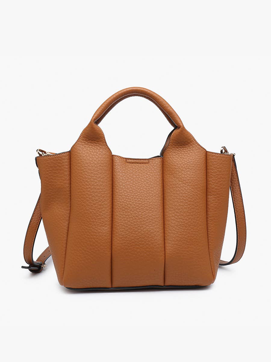 Maddox Paneled Satchel