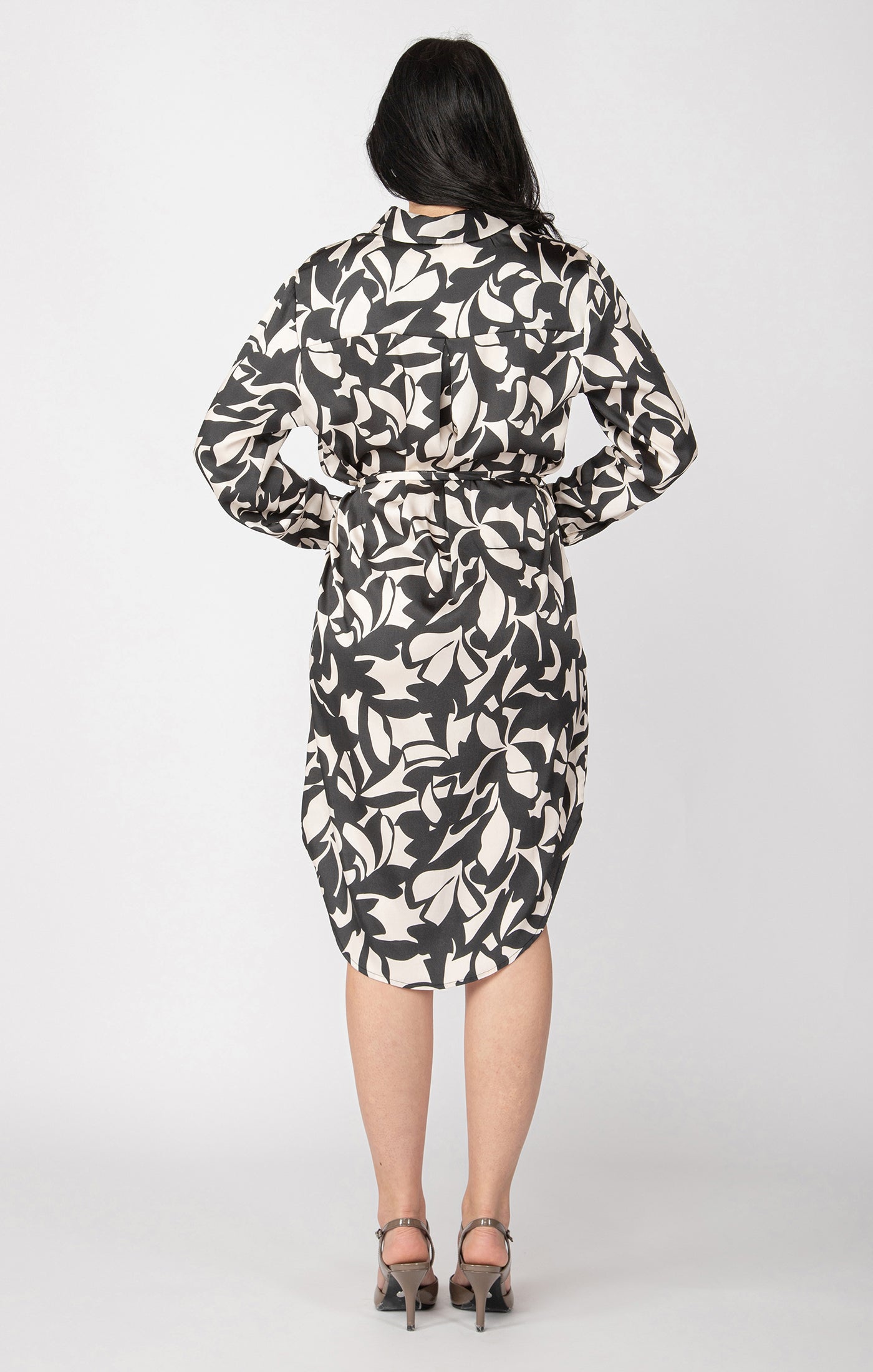 Abstract Shirt Dress