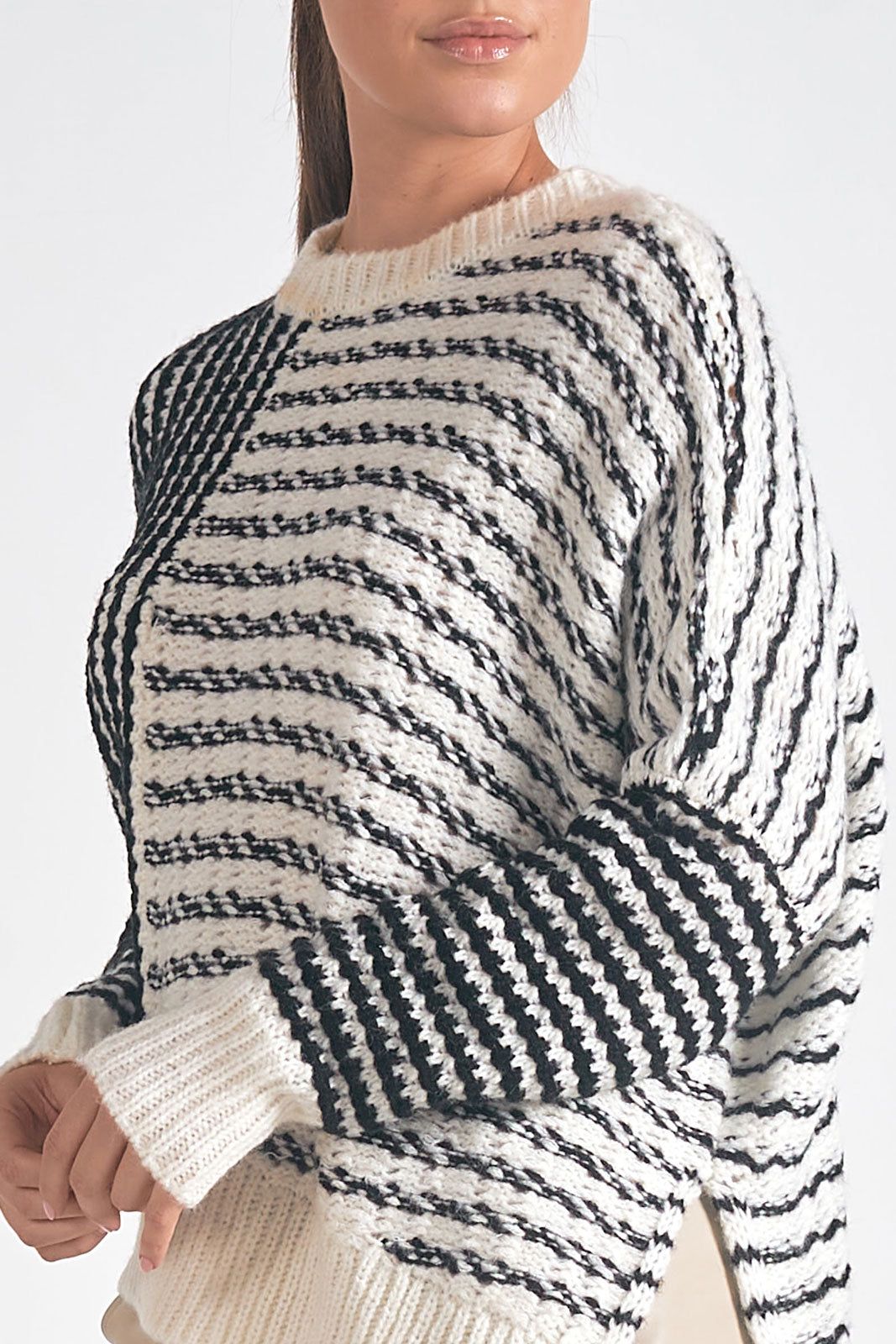 Asymetrical Stripe Sweater