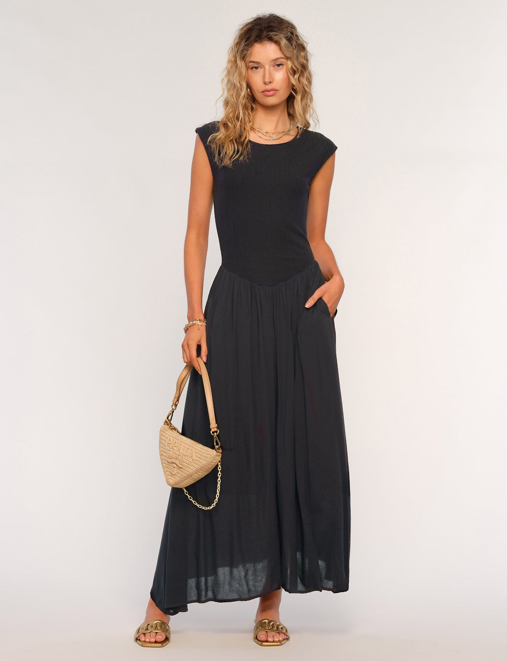 Long, black dress - Tru Blue Boutique