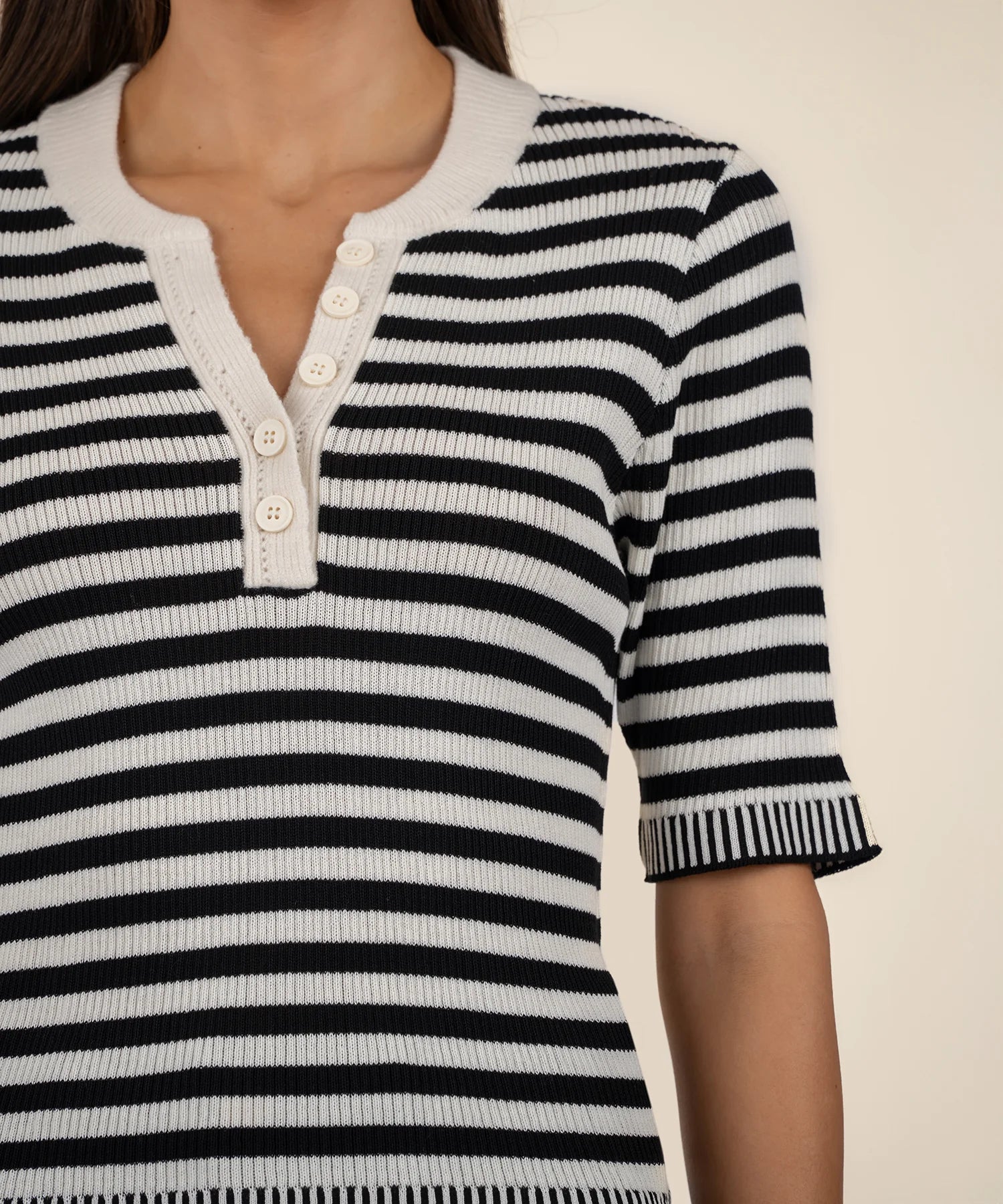 Alora Stripe Henley