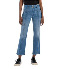 Kut From The Kloth Kelsey cropped flare with pin tuck - Tru Blue Boutique