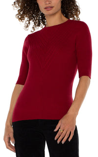 Ruby Rec crewneck sweater - Tru Blue Boutique 