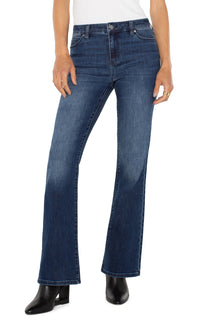 Lucy bootcut denim jean in granada hills wash LM4000F97 - Tru Blue Boutique