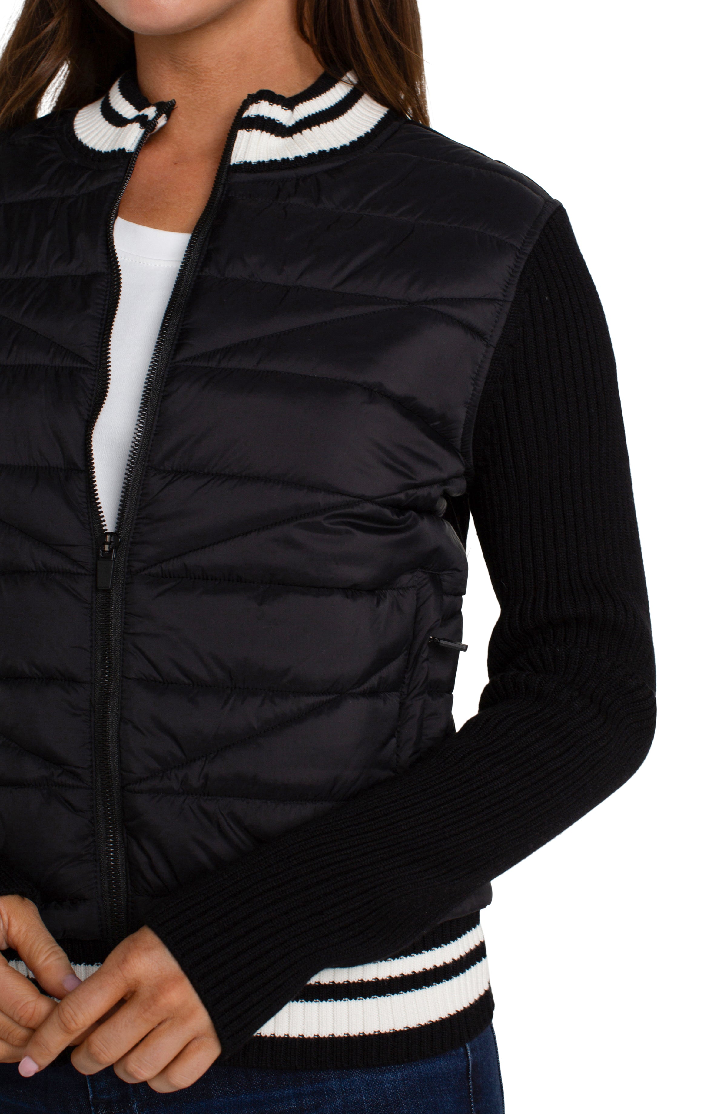 Sporty Quilted Jacket