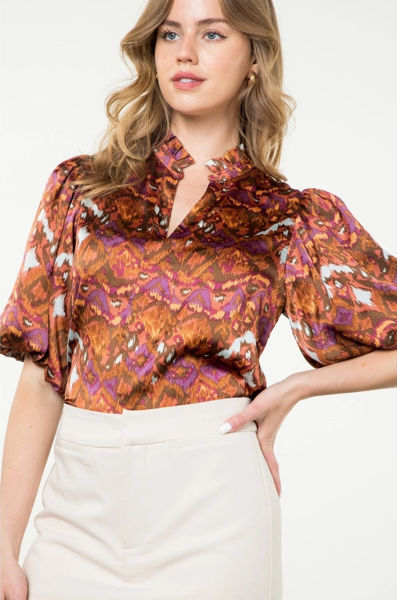 Abstract Blouse