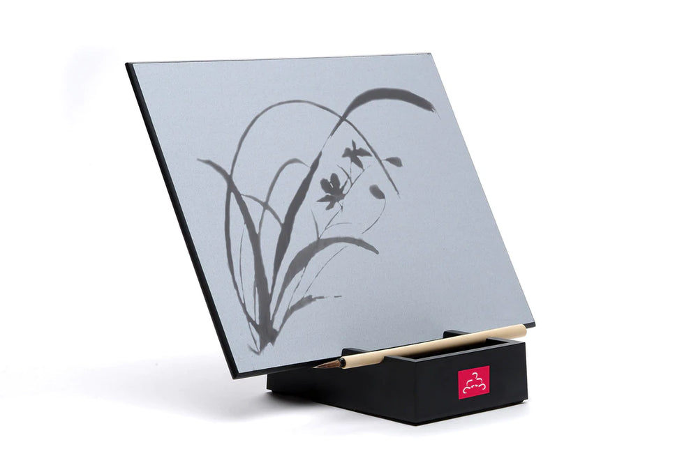 The Buddah Board is a relaxing, zen art form  where you paint with water and it dries within 10 minutes or so. 